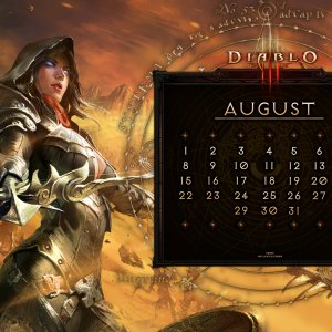 Calendar #14: Universal August