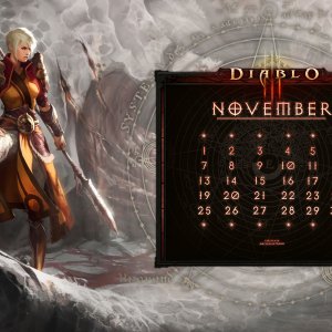 Calendar #29: Uni November - Monk