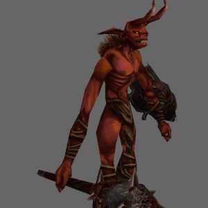 Fan Created 3-D model - Fallen Imp