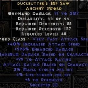 Rare Ancient Sword (LoD 1.12)