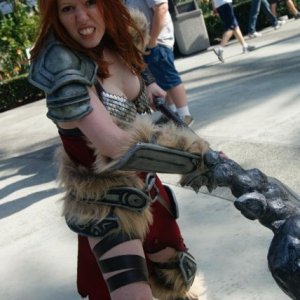 Female Barbarian @ Blizzcon 2011