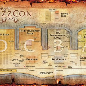 Blizzcon 2009 Floor Plan