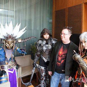 Jay Wilson & cosplayers from Korea