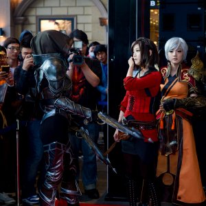 launch event cosplay in Korea