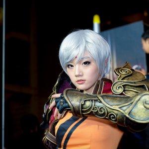 launch event cosplay in Korea