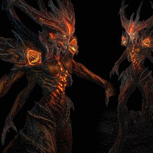 Diablo: The Prime Evil - Wireframe