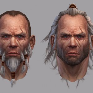 barbarian face concept