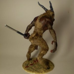 Goatman Sculpture