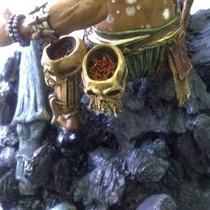 Sculpture Art Witch Doctor Details