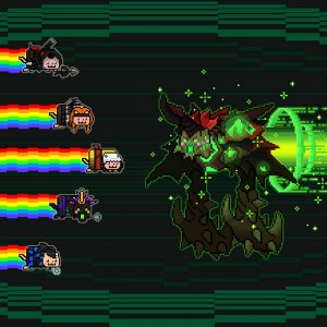 Pixel Art - Nyancat Belial Raid