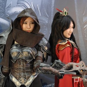 Reaper of Souls launch event cosplay from Korea