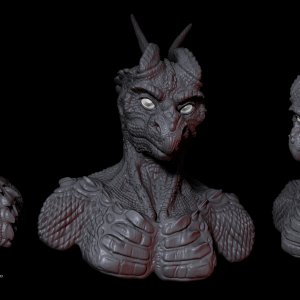 ZBrush - Dragon Mage