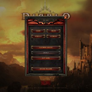 Main Options Menu