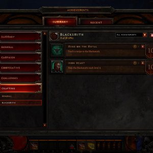 Beta Achievements Menu