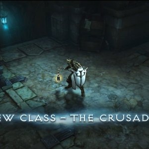 Crusader pose