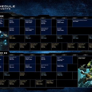 Blizzcon 2010 Schedule