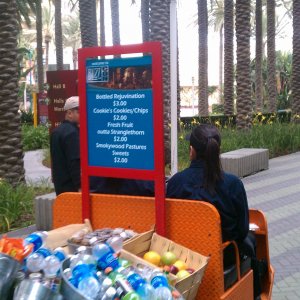 Food Cart at Ticket Line