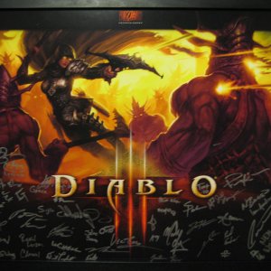 Demon Hunter Signed Poster