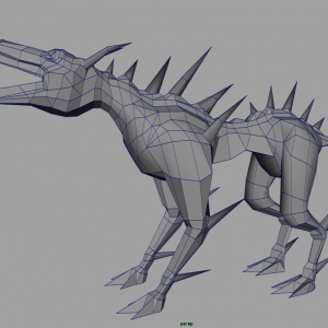 Flayed Hound Wireframe