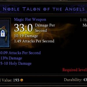 Noble Talon of the Angels