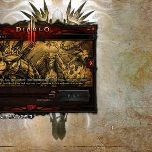 The Diablo 3 Retail Version Installer Screens