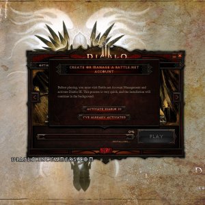 The Diablo 3 Retail Version Installer Screens