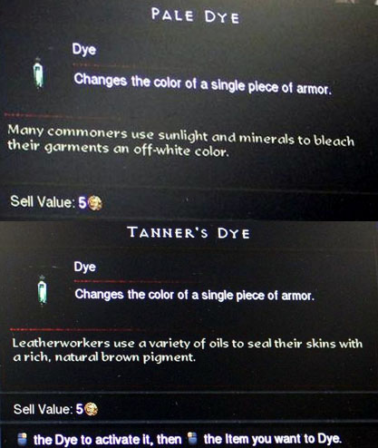 Armor Dyes