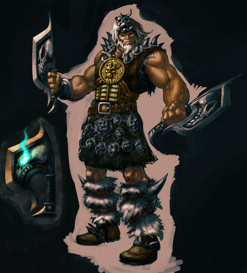 Barbarian armored