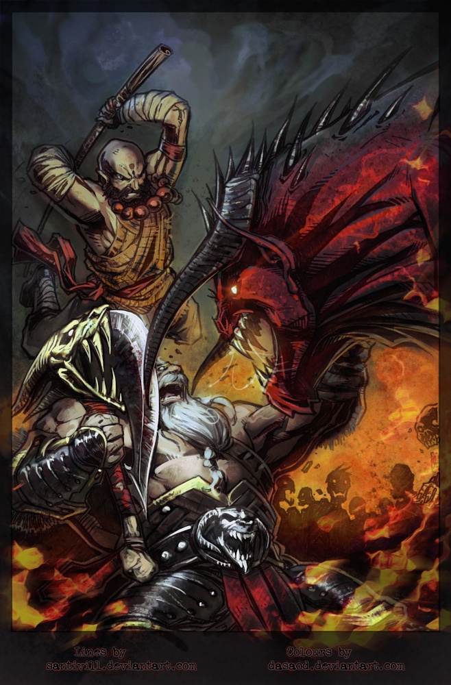 Battle with Diablo