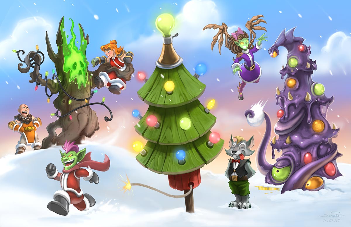 Blizzard Holiday Card 2010