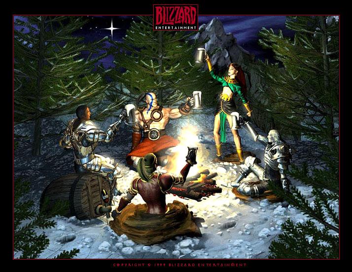 Blizzard North Xmas Card