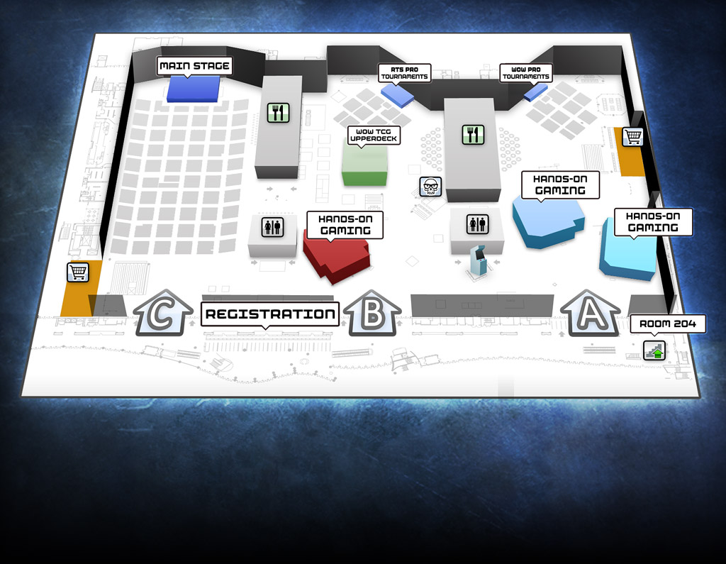 Blizzcon 2008 - Floor Plan