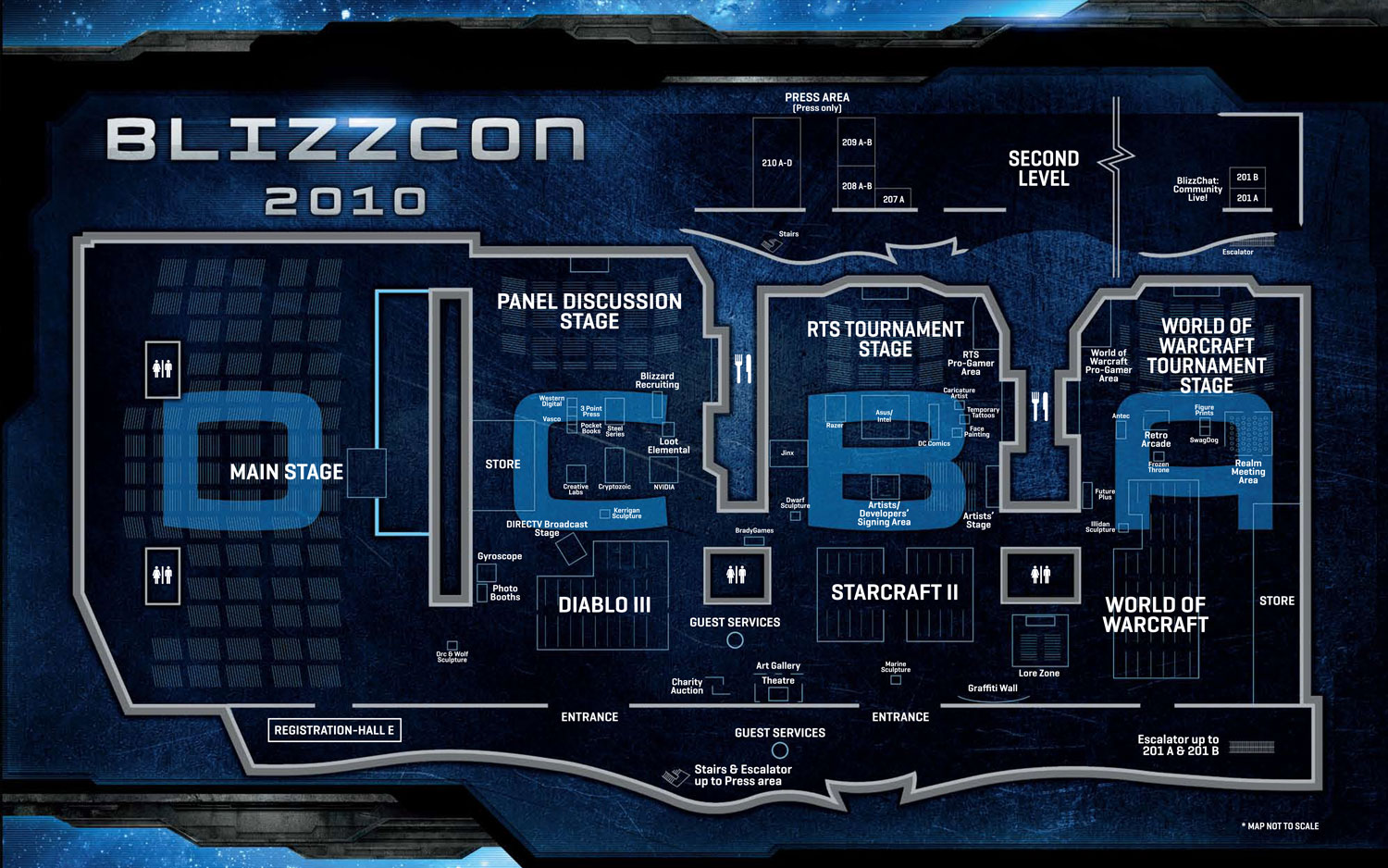 Blizzcon 2010 Floor Plan