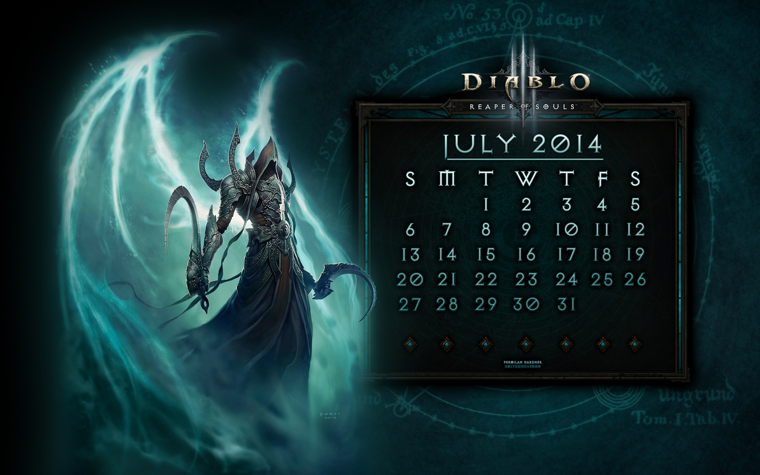 Calendar #2: July 2014