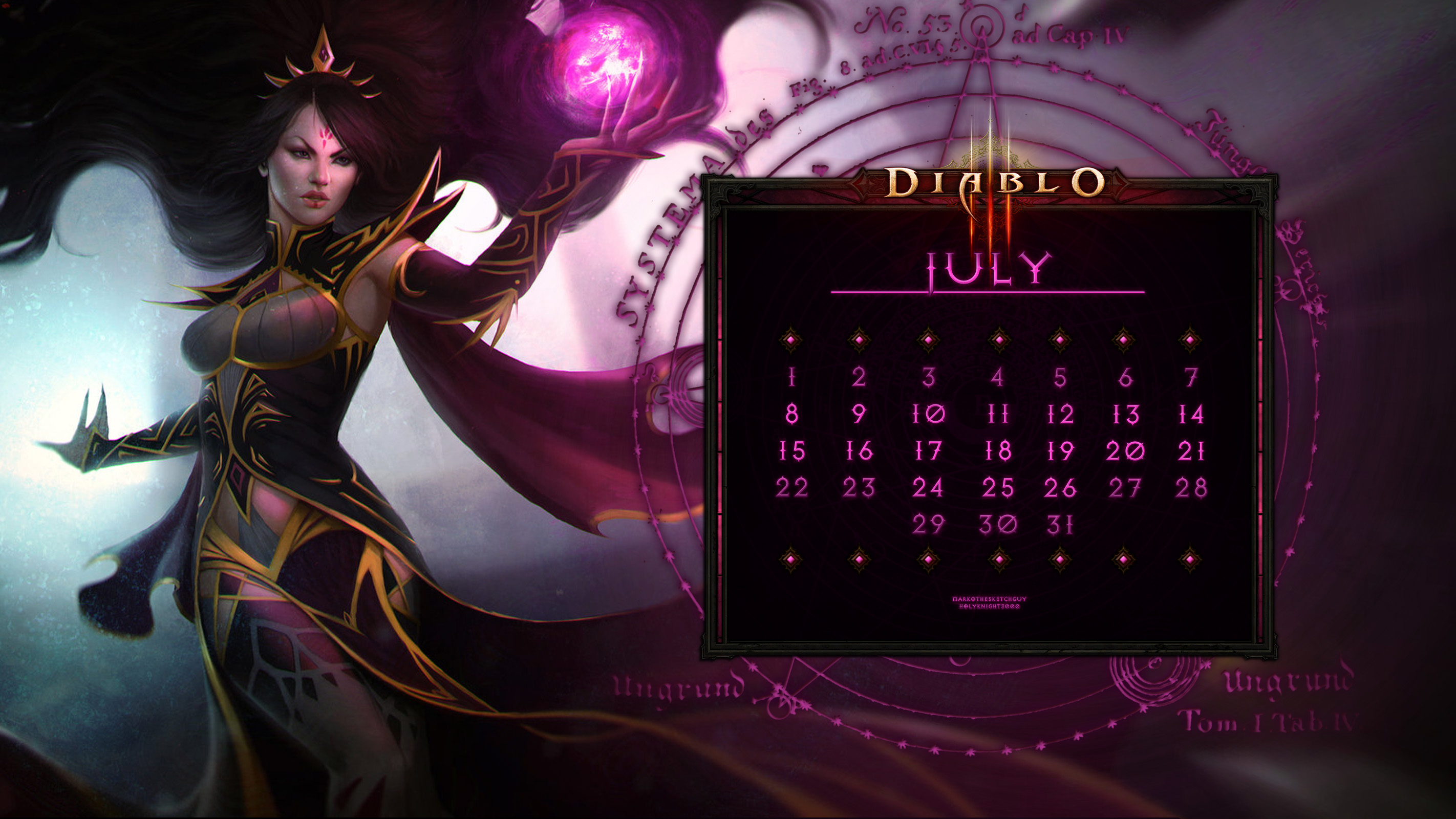 Calendar #25: Uni July - Arcana Unleashed