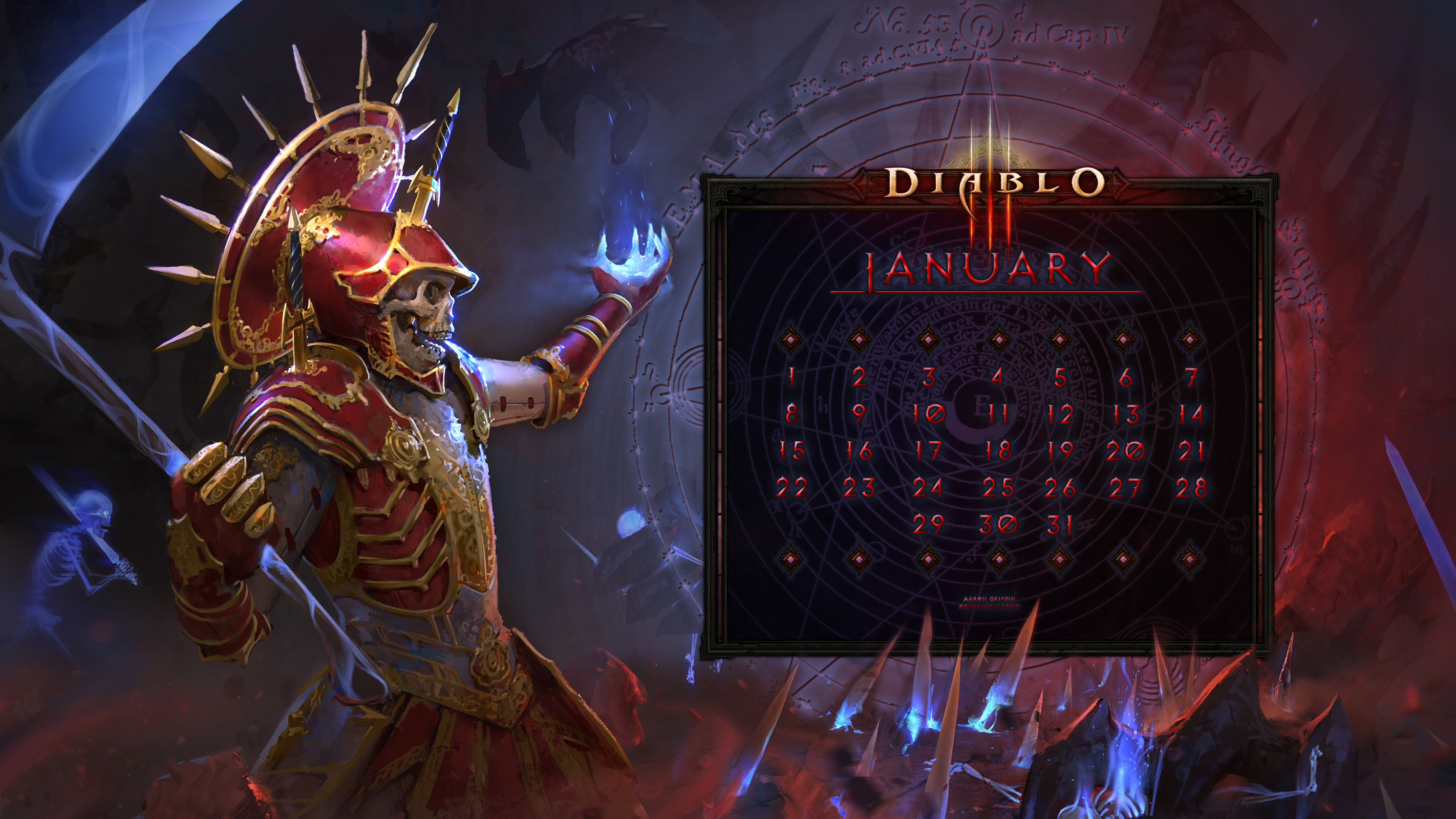 Calendar #35: Uni January - Necromancer vs Diablo