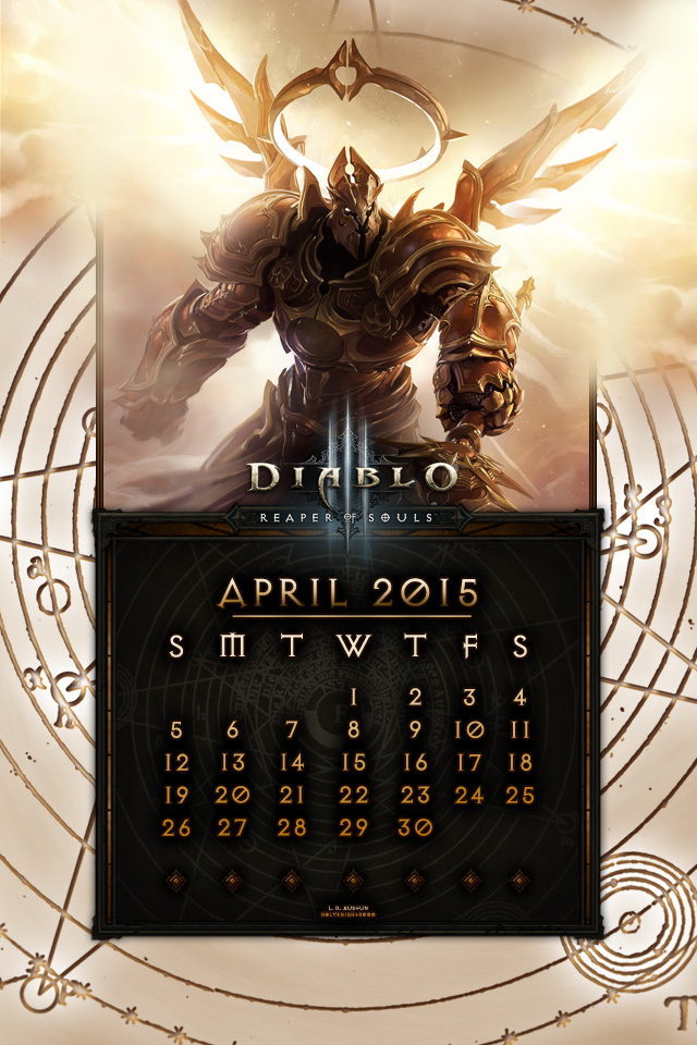 Calendar #6: April 2015