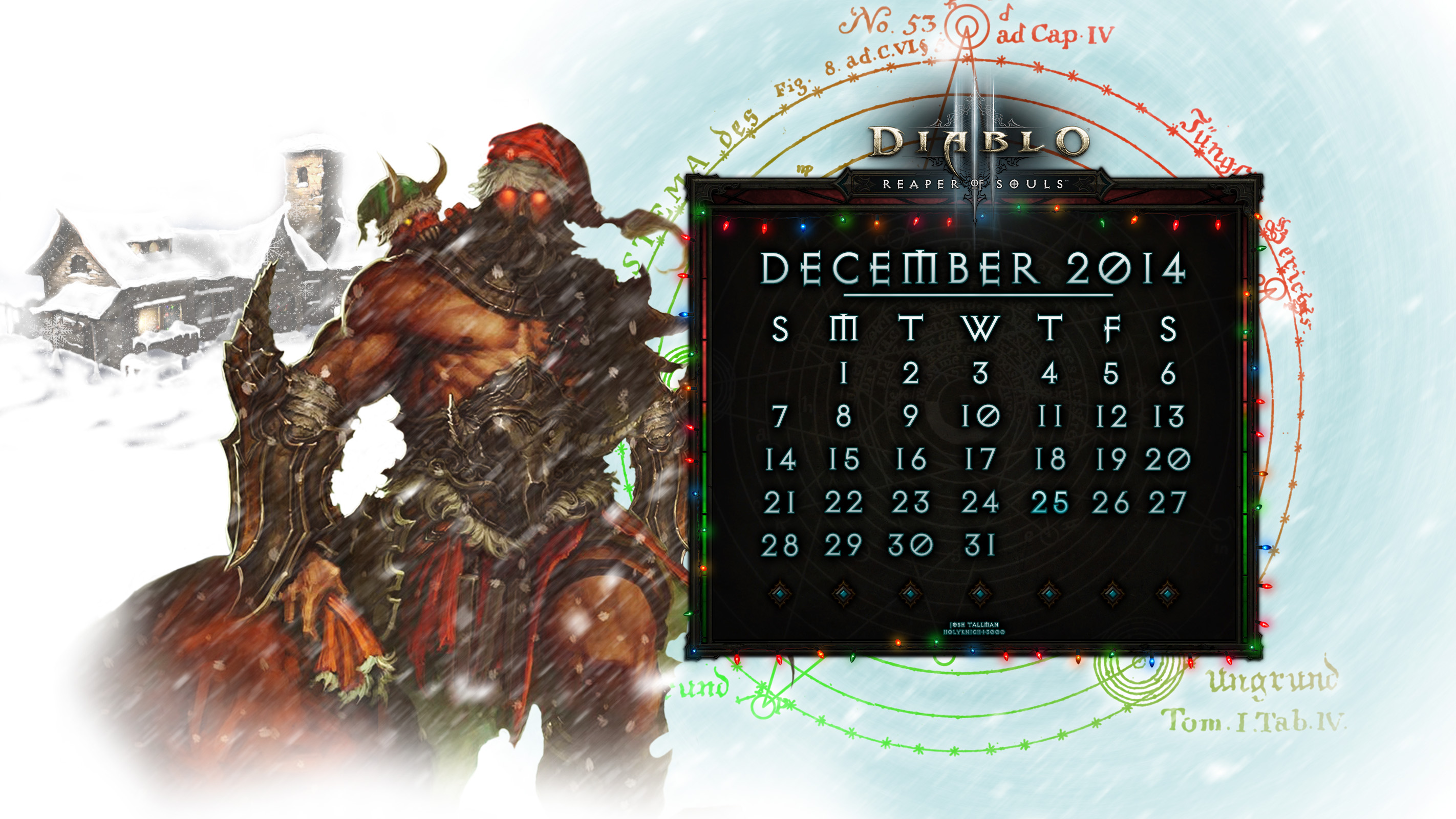 Calendar #6: December 2014