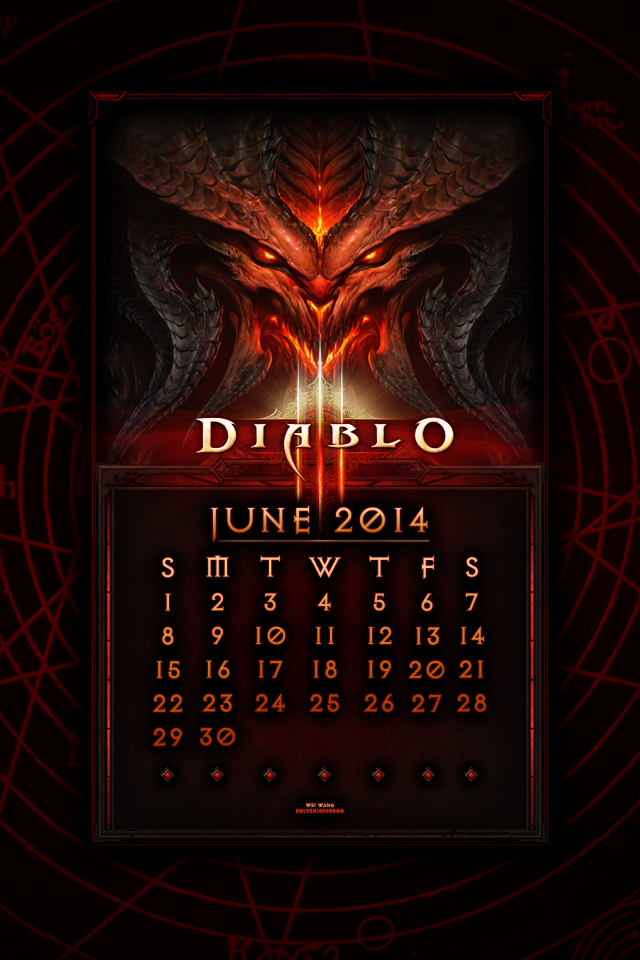 Calendar Mobile #1: June 2014