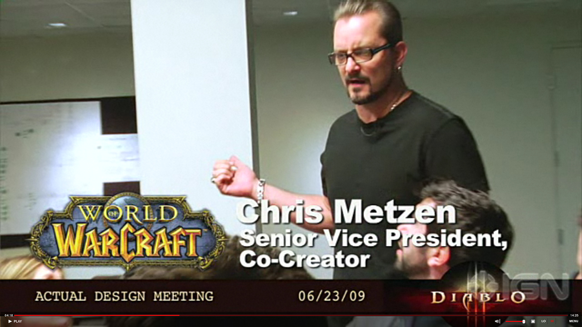 Chris Metzen - Diablo III Team