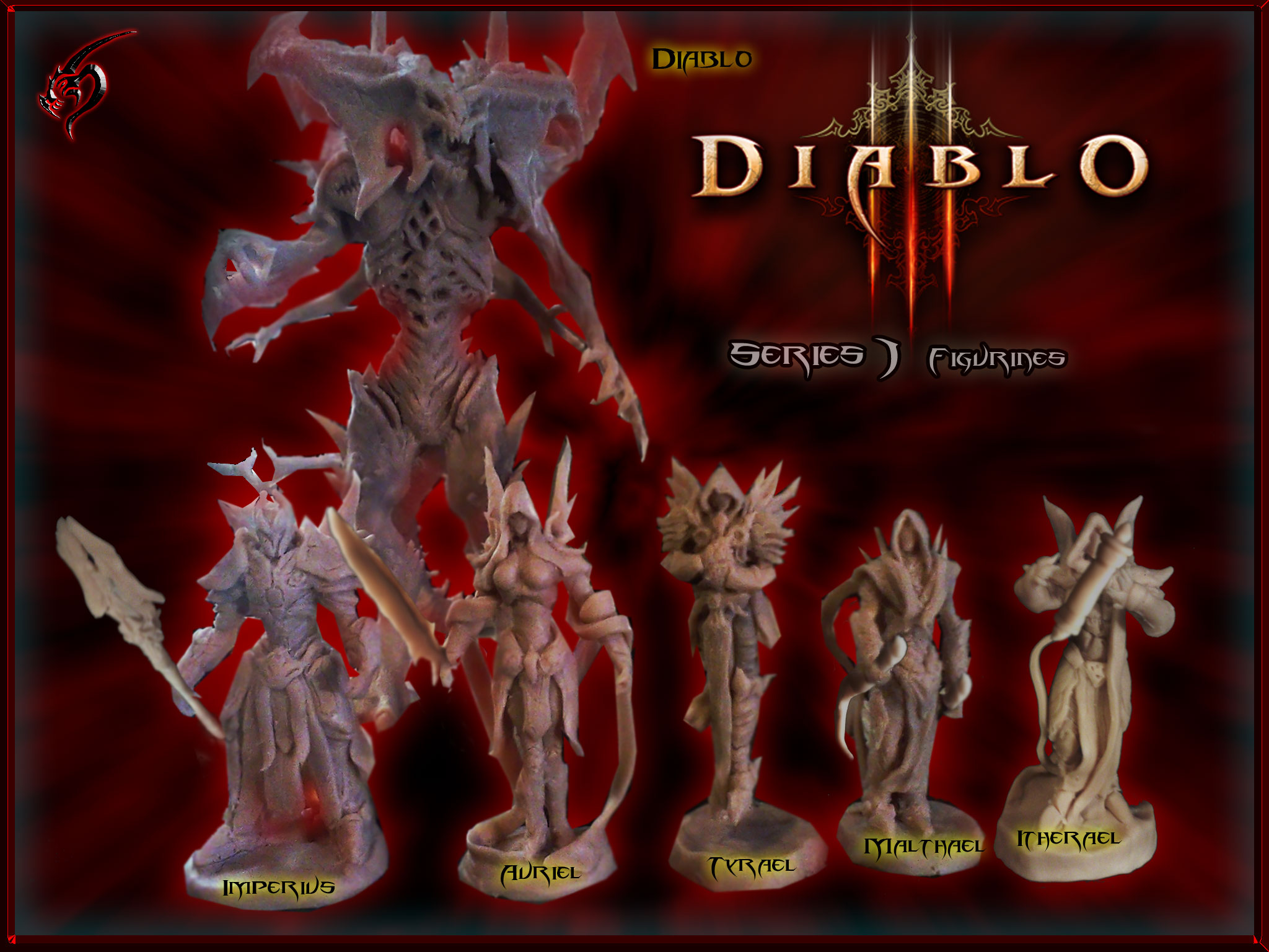 Complete Diablo 3 series 1 figures