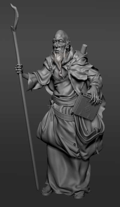 Deckard Cain 3D Model