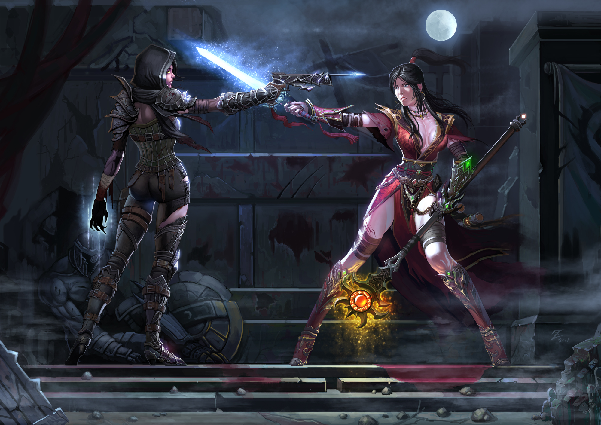 Demon Hunter vs Wizard