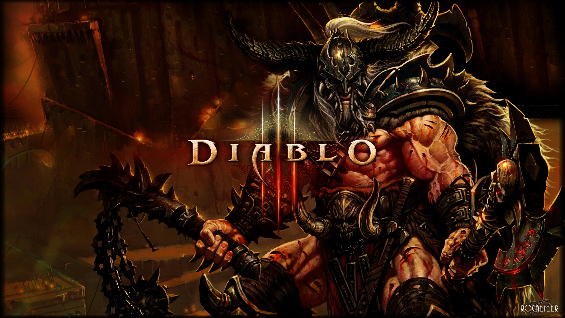 Diablo 3 Barbarian Steelseries Mousepad-style