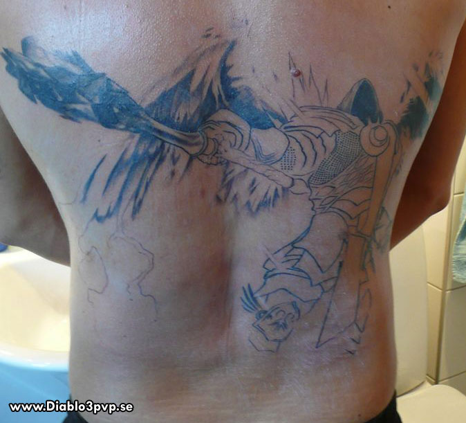 Diablo Tattoo: Angelic Tyrael