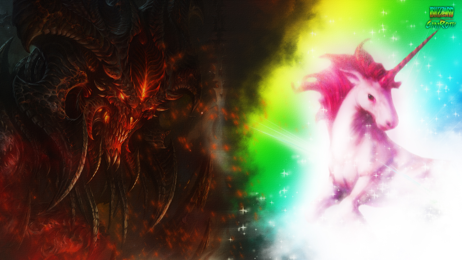 Diablo vs Unicorn