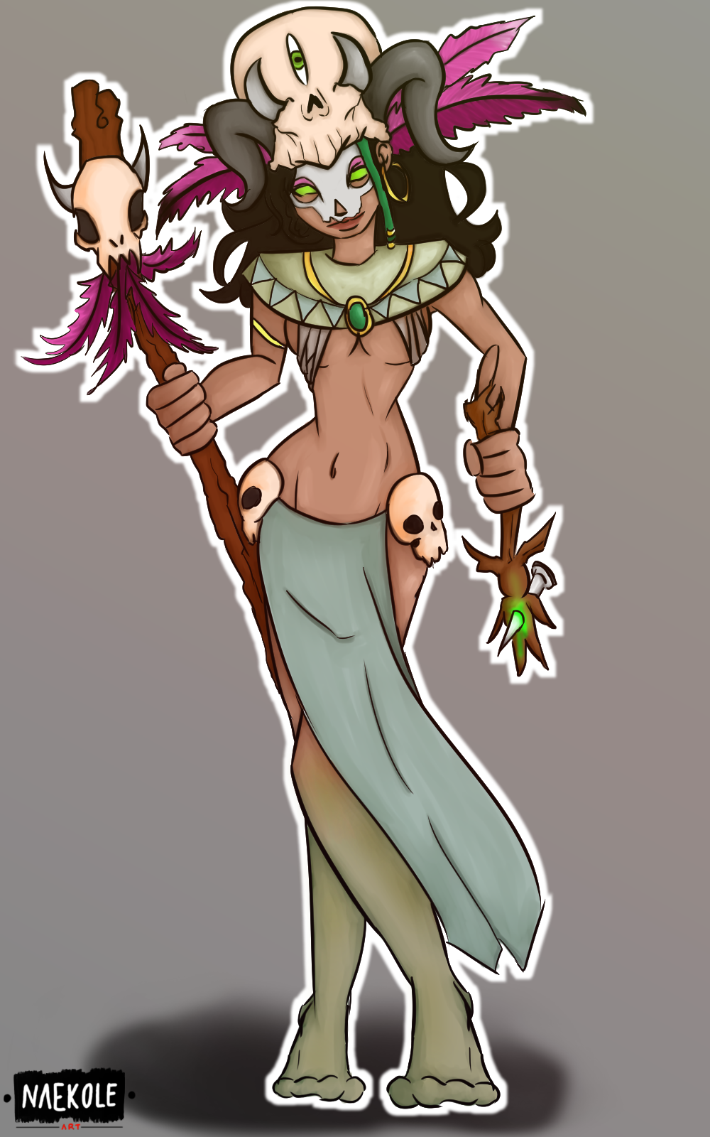 Disney Princesses: Tiana as the Witch Doctor