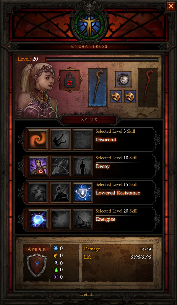 Enchantress Interface