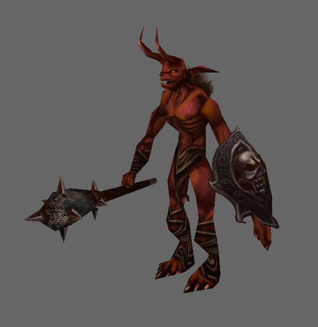 Fan Created 3-D model - Fallen Imp