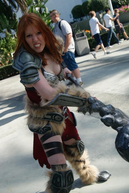 Female Barbarian @ Blizzcon 2011